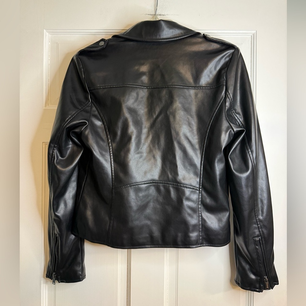 Bagatelle Faux Leather Biker Jacket - Picture 3 of 4